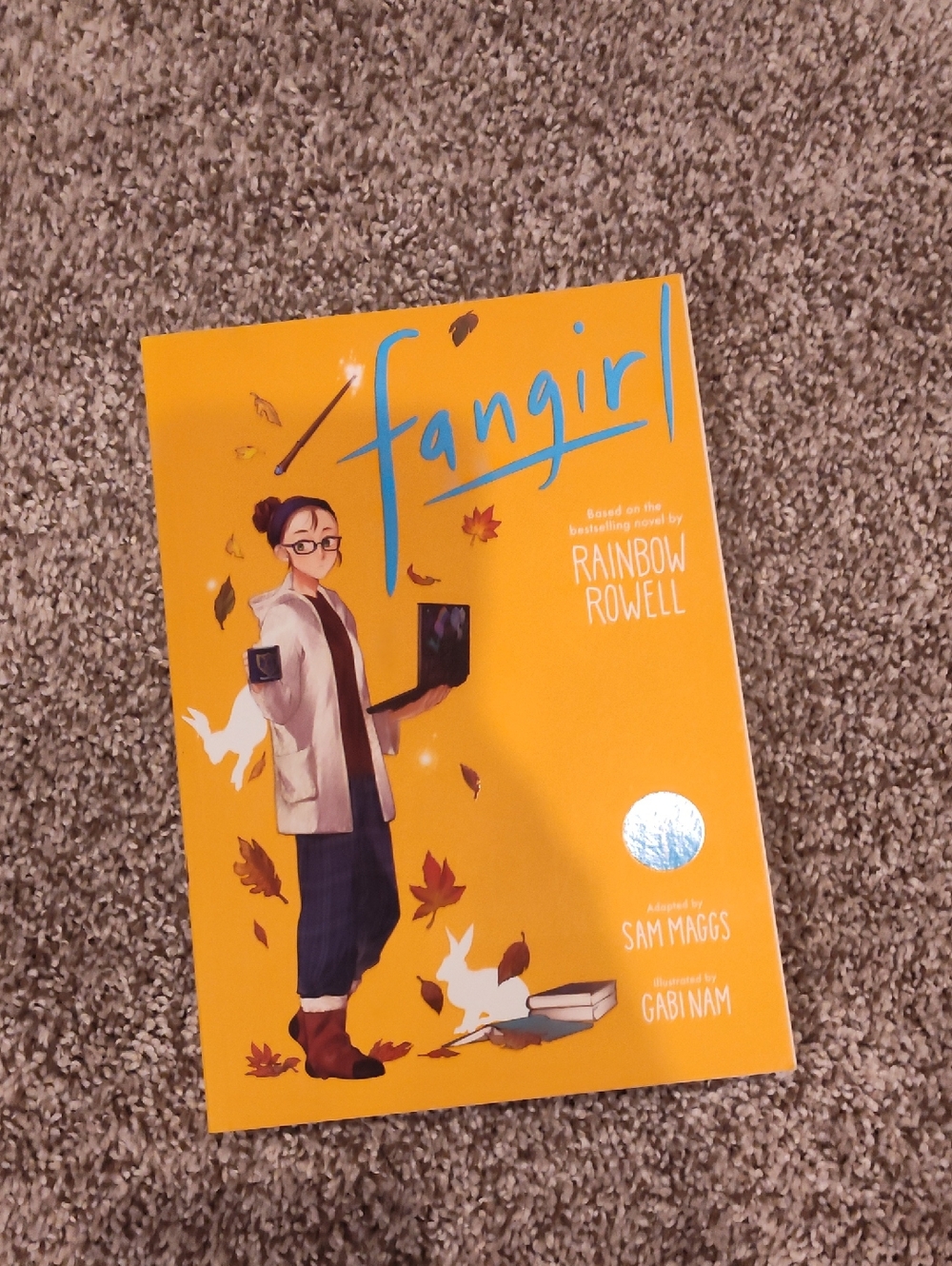 Must Bundle Fangirl Graphic Novel — Bright Mustard Yellow Cover